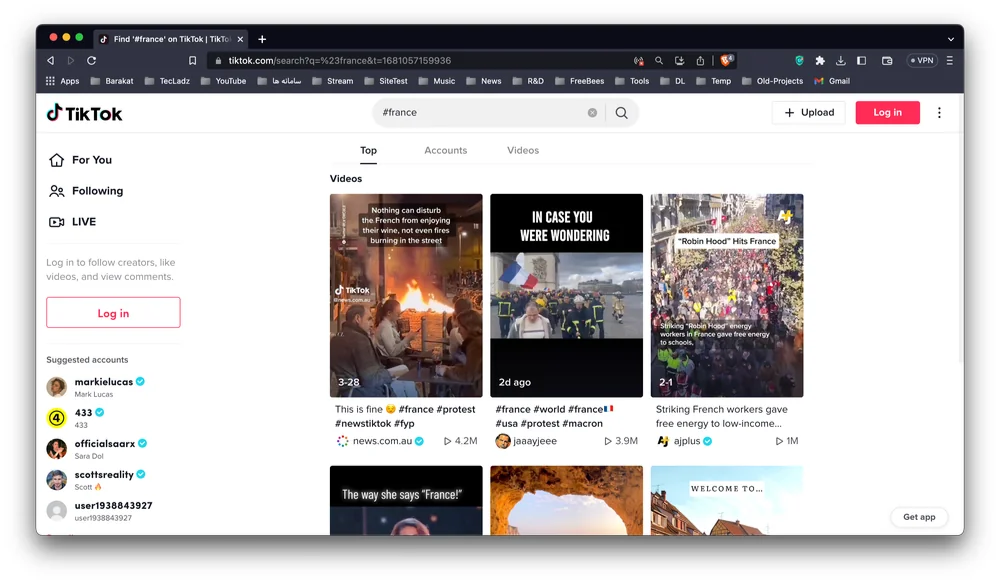 فرانسه در تیک تاک
