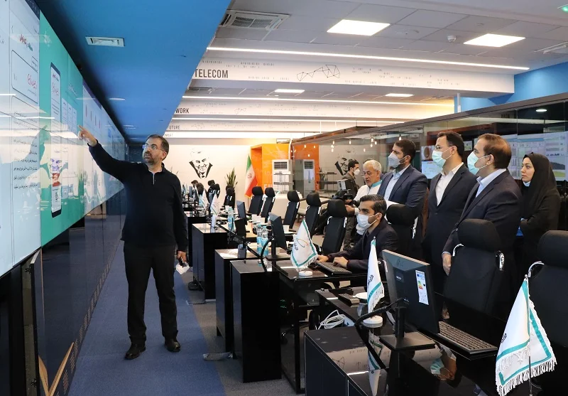بازدید معاون اجتماعی و پیشگیری از وقوع جرم قوه قضایی از مرکز مانیتورینگ پلتفرمهای دیجیتال همراه اول