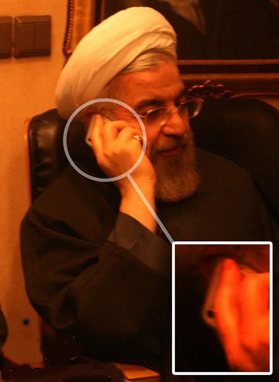 چه گوشی‌هایی در دست سیاستمداران ایرانی است؟+عکس