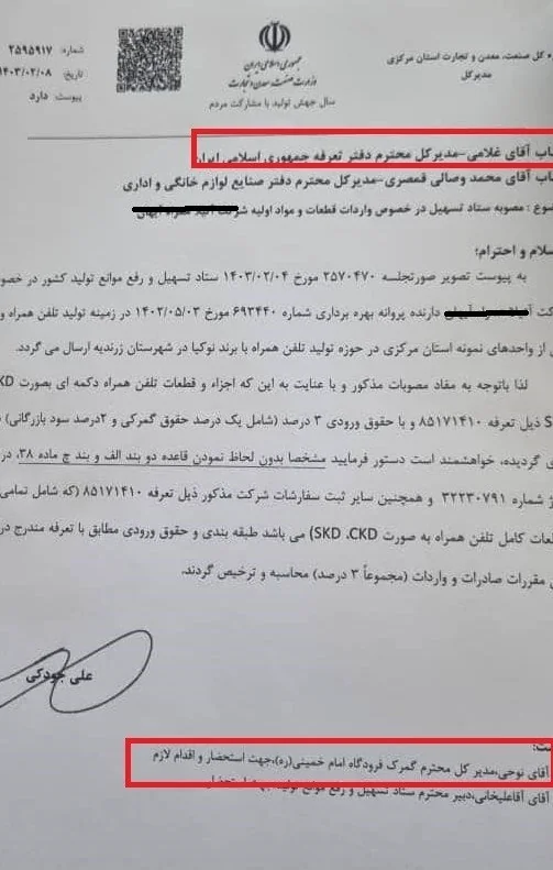 وزارت صمت , گمرک جمهوری اسلامی ایران , اقتصاد ,