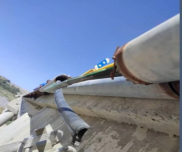 تصاویر خرابکاری زیرساخت ارتباطی در روز انتخابات